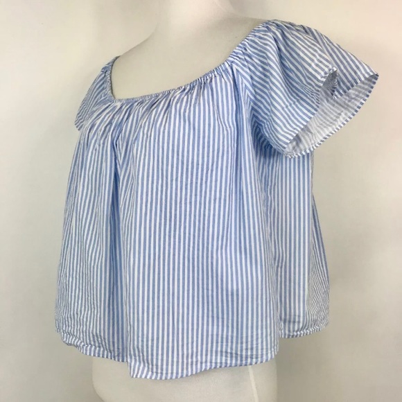 Striped Off Shoulder Top - Picture 7 of 9